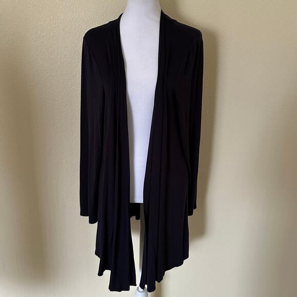 Lane Bryant Women’s Long Sleeves Open Front Navy Blue Lightweight Cardigan 14/16 - Picture 5 of 7
